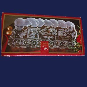 Gorham a holiday tradition north pole express  train platter server